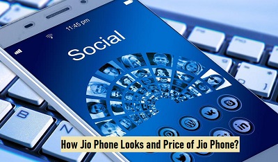 How jio phone Looks and price of jio phone?